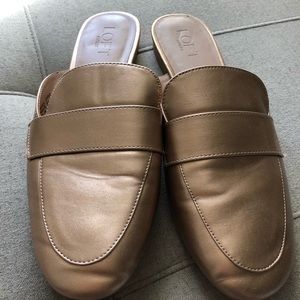 Gold Loft Loafers